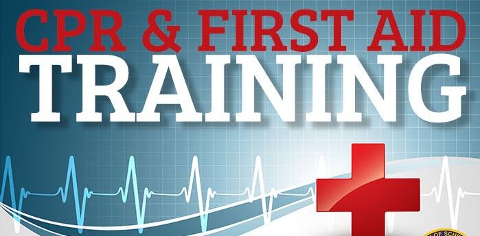 CPR and First Aid Training January 23, 6 pm to 10 pm